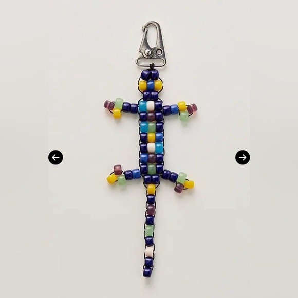 Free People Beaded Lizard Bag Charm - Multicolor - Picture 2 of 5